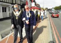 The Mayor and Lion President Martin lead off